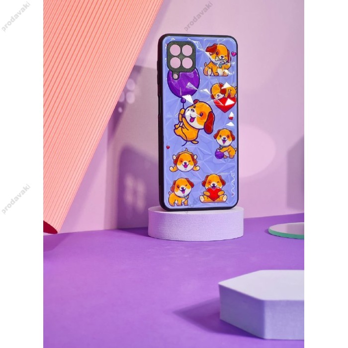 Чохол для Xiaomi Redmi Note 9s/9 Pro/Pro Max Wave Majesty playful corgi / light pink