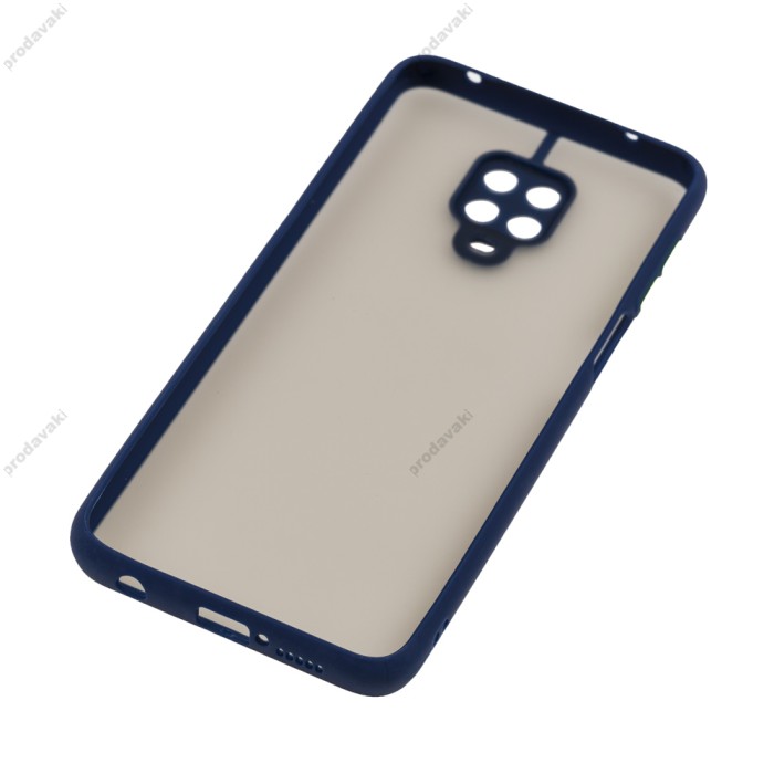 Чохол для Xiaomi Redmi Note 9s / 9 Pro LikGus Totu camera protect синій