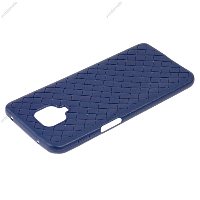 Чохол для Xiaomi Redmi Note 9s / 9 Pro Weaving case синій