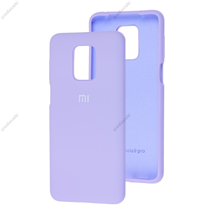 Чохол для Xiaomi Redmi Note 9s / 9 Pro Silicone Full бузковий / dasheen