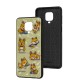 Чохол для Xiaomi Redmi 9s/9 Pro/Pro Max Wave Majesty funny corgi / pink sand