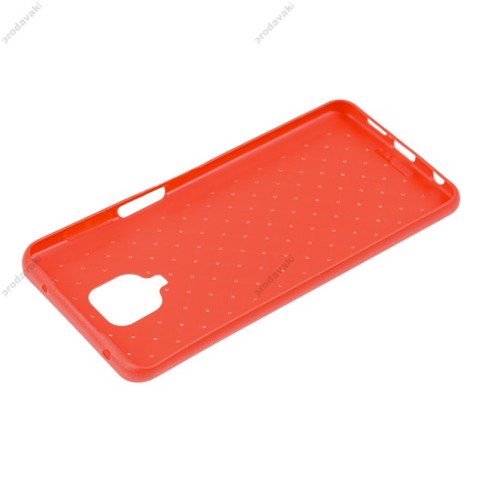 Чохол для Xiaomi Redmi Note 9s / 9 Pro Weaving case червоний