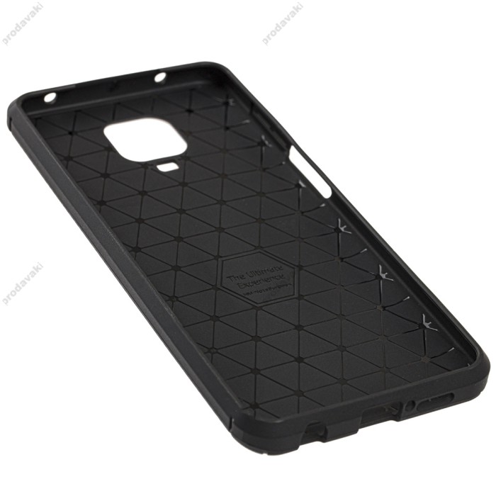 Чохол для Xiaomi Redmi Note 9s / 9 Pro Ultimate Carbon чорний
