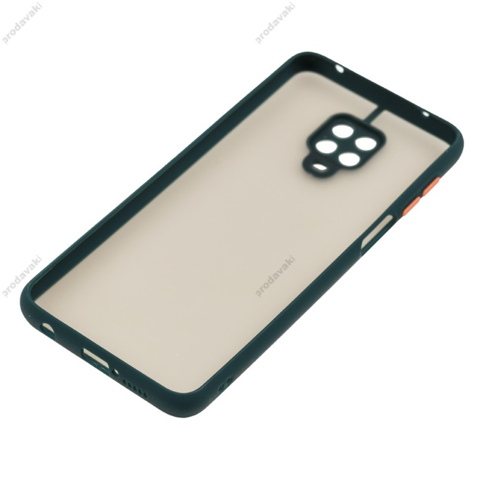 Чохол для Xiaomi Redmi Note 9s / 9 Pro LikGus Totu camera protect оливковий