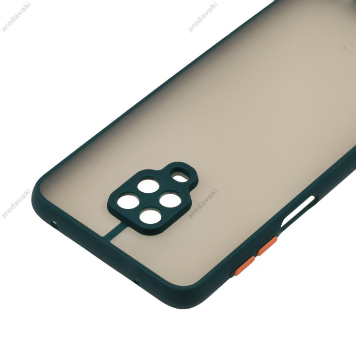 Чохол для Xiaomi Redmi Note 9s / 9 Pro LikGus Totu camera protect оливковий