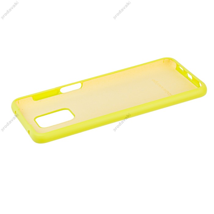 Чохол для Xiaomi Redmi Note 9s / 9 Pro Silicone Full жовтий / flash