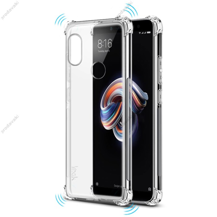 Чохол для Xiaomi Redmi Note 5 / Note 5 Pro WXD ударопрочний прозорий