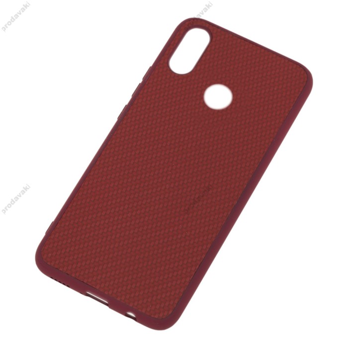 Чохол для Xiaomi Redmi Note 5 / Note 5 Pro Carbon New червоний