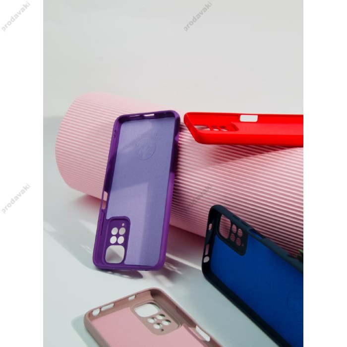 Чохол для Xiaomi Redmi Note 11 / 11s Silicone Full camera бузковий / dasheen