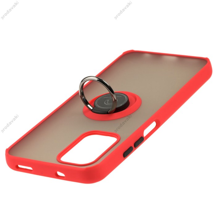 Чохол для Xiaomi Redmi Note 10 / 10s LikGus Edging Ring червоний