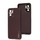 Чохол для Xiaomi Redmi Note 10 / 10s Leather Xshield plum red