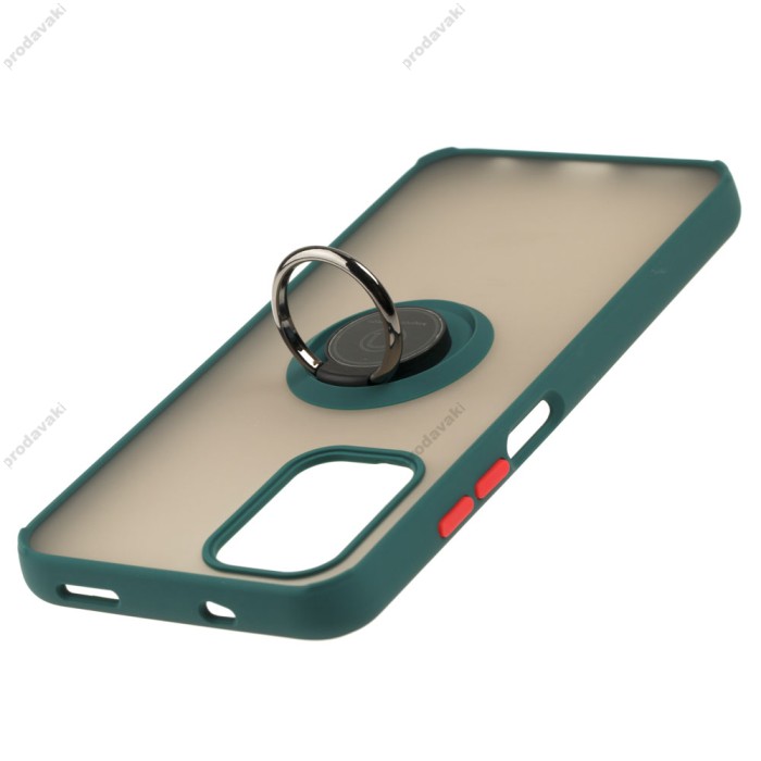 Чохол для Xiaomi Redmi Note 10 / 10s LikGus Edging Ring оливковий