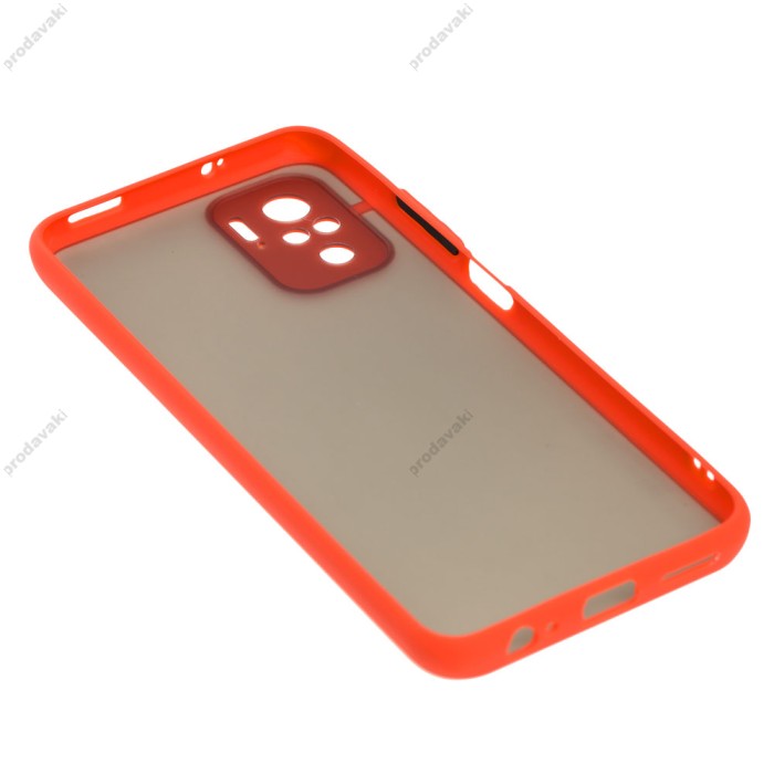 Чохол для Xiaomi Redmi Note 10 / 10s LikGus Totu camera protect червоний