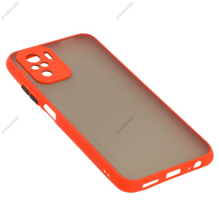 Чохол для Xiaomi Redmi Note 10 / 10s LikGus Totu camera protect червоний