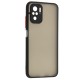 Чохол Xiaomi Redmi Note 10 / 10s LikGus Totu camera protect чорний / червоний