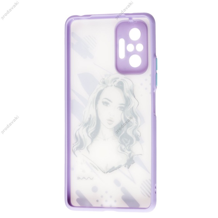 Чохол для Xiaomi Redmi Note 10 Pro Wave Cartoon kiss me