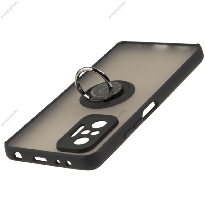 Чохол для Xiaomi Redmi Note 10 Pro LikGus Edging Ring чорний