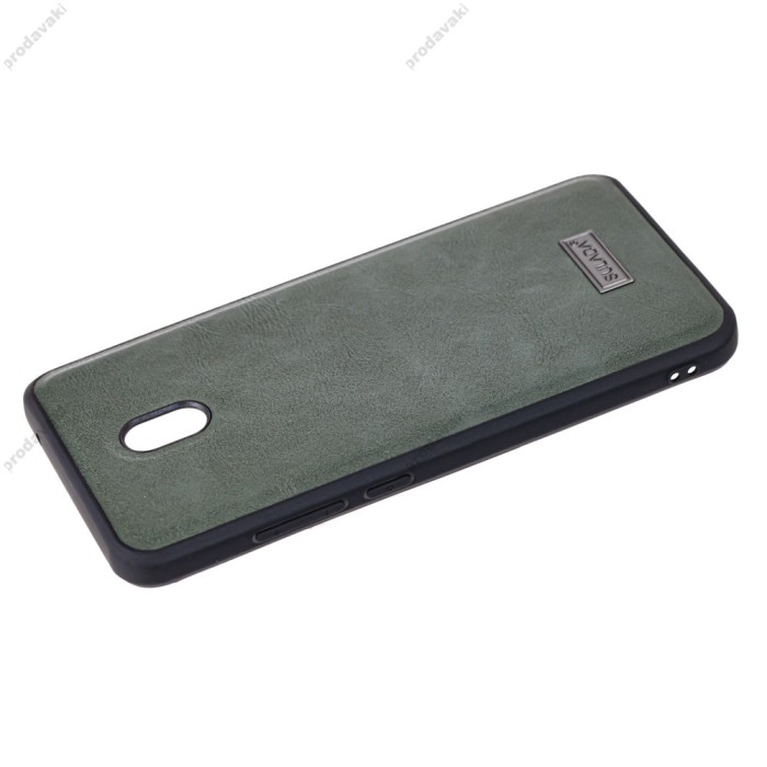 Чохол для Xiaomi Redmi 8A Sulada Leather сірий