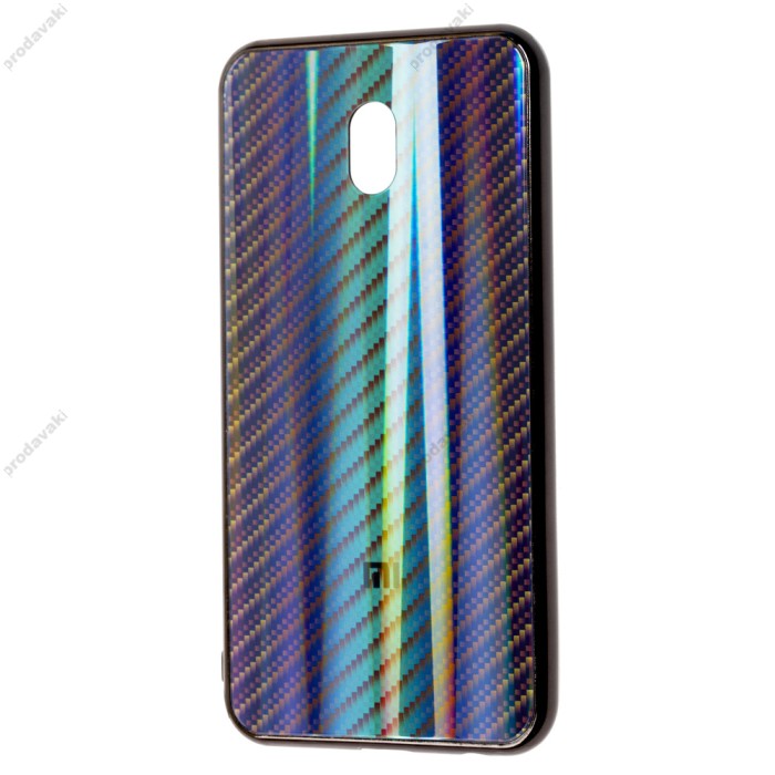 Чохол для Xiaomi Redmi 8A Carbon Gradient Hologram чорний