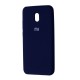 Чохол для Xiaomi Redmi 8A Silicone Full темно-синій