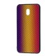 Чохол для Xiaomi Redmi 8A Twist glass "помаранчевий"