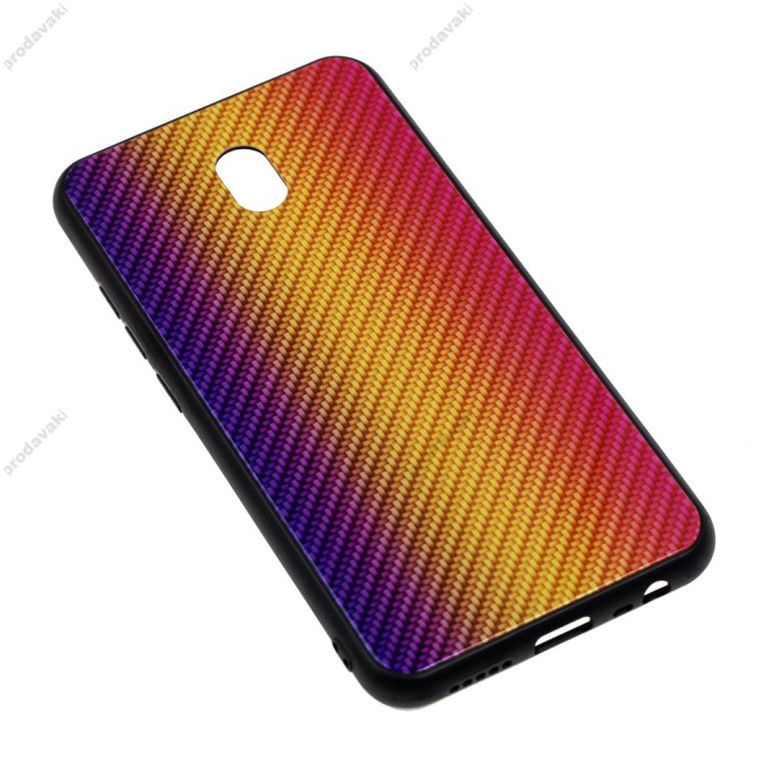 Чохол для Xiaomi Redmi 8A Twist glass "помаранчевий"