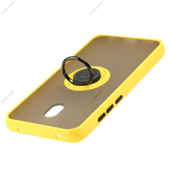 Чохол для Xiaomi Redmi 8A LikGus Edging Ring жовтий