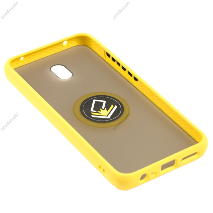 Чохол для Xiaomi Redmi 8A LikGus Edging Ring жовтий