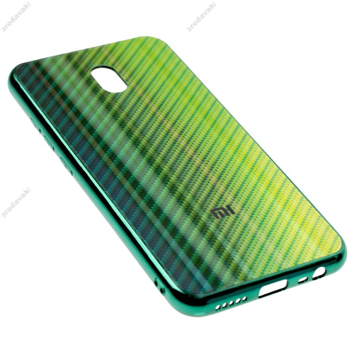 Чохол для Xiaomi Redmi 8A Carbon Gradient Hologram зелений