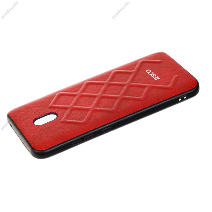 Чохол для Xiaomi Redmi 8A Jesco Leather червоний