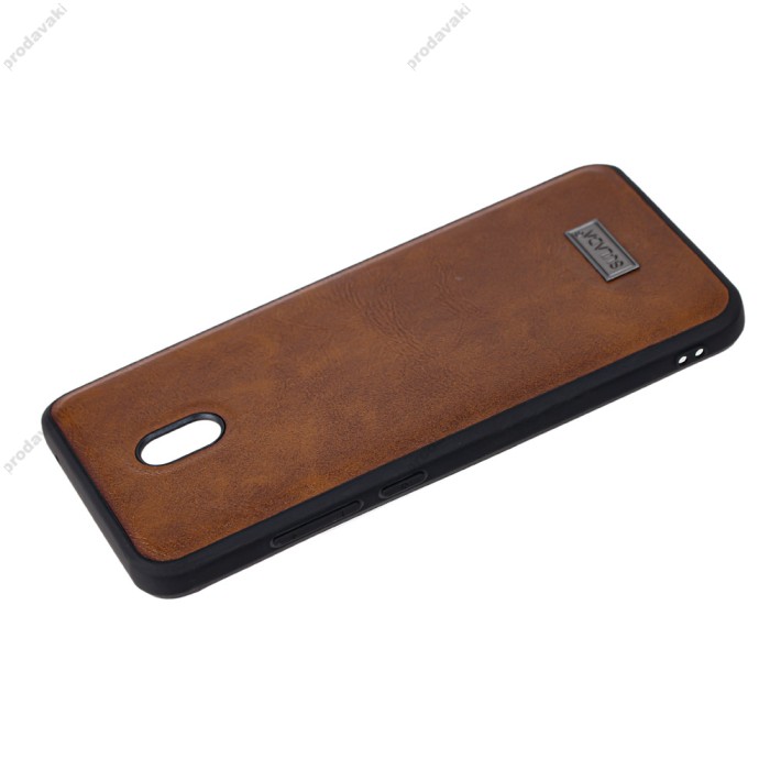 Чохол для Xiaomi Redmi 8A Sulada Leather коричневий