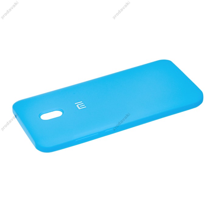 Чохол для Xiaomi Redmi 8A Silicone Full яскраво-блакитний