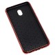 Чохол для Xiaomi Redmi 8A Carbon Gradient Hologram червоний