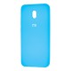 Чохол для Xiaomi Redmi 8A Silicone Full яскраво-блакитний