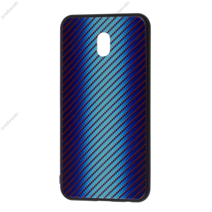 Чохол для Xiaomi Redmi 8A Twist glass "блакитний"
