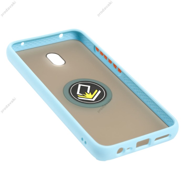 Чохол для Xiaomi Redmi 8A LikGus Edging Ring бірюзовий