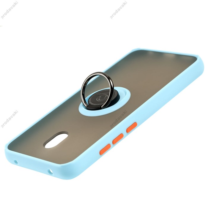 Чохол для Xiaomi Redmi 8A LikGus Edging Ring бірюзовий