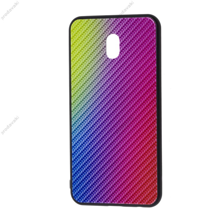 Чохол для Xiaomi Redmi 8A Twist glass "бузковий"