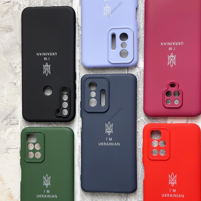 Чохол для Xiaomi Redmi 8 Full Premium Тризуб чорний