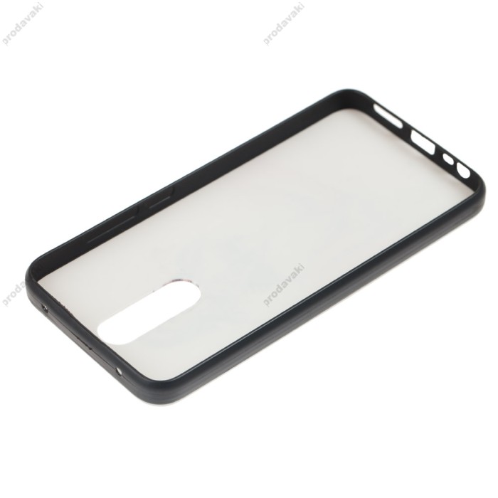 Чохол для Xiaomi Redmi 8 Glass блискітки "мопед"