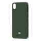 Чохол Xiaomi Redmi 7A Silicone case (TPU) темно-зелений