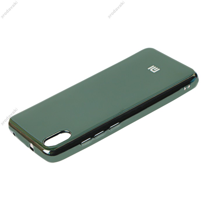Чохол Xiaomi Redmi 7A Silicone case (TPU) темно-зелений