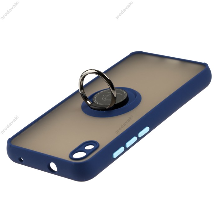 Чохол для Xiaomi Redmi 7A LikGus Edging Ring синій