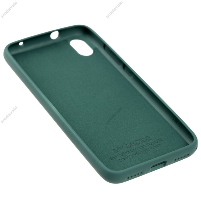 Чохол для Xiaomi Redmi 7A Silicone Full зелений / pine green