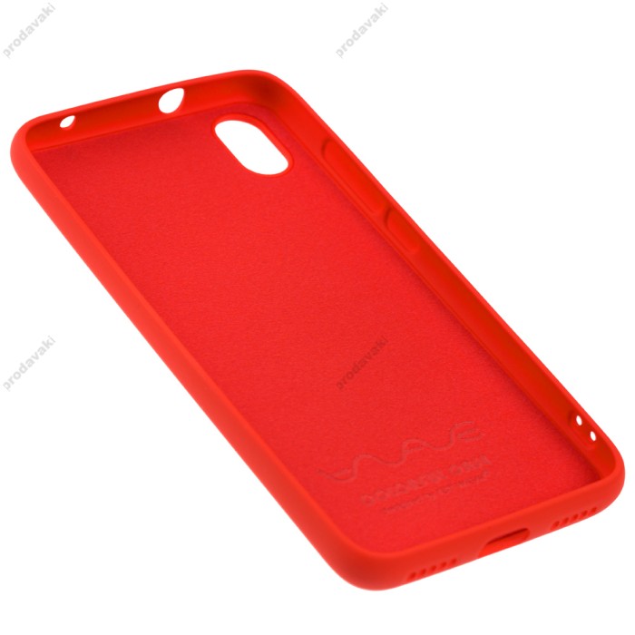 Чохол для Xiaomi Redmi 7A Wave colorful червоний