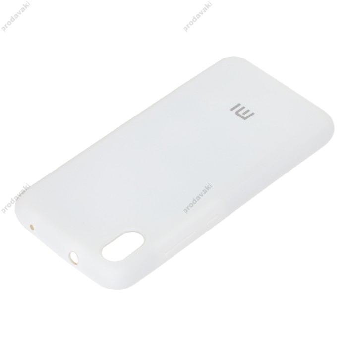 Чохол для Xiaomi Redmi 7A Silky Soft Touch "білий"
