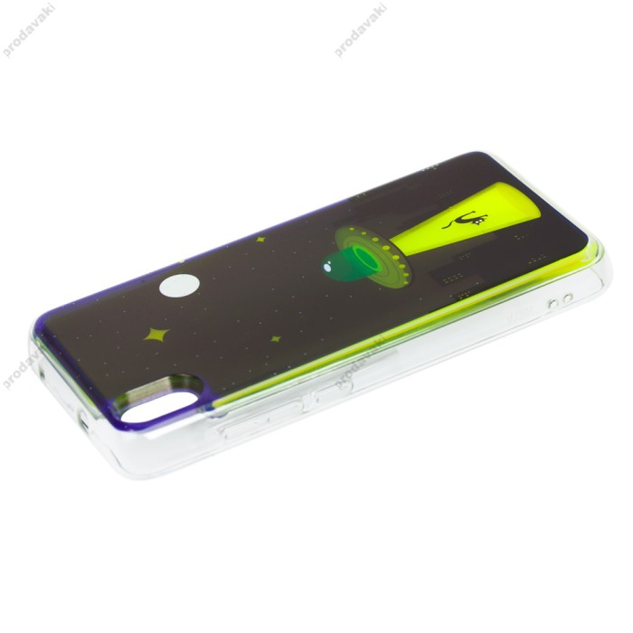 Чохол для Xiaomi Redmi 7A "рідкий пісок" жовтий НЛО