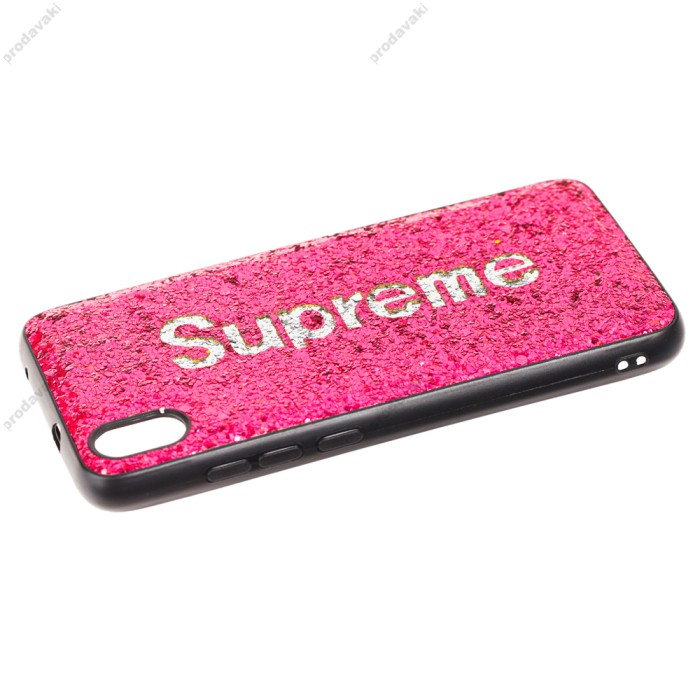 Чохол для Xiaomi Redmi 7A Supreme Glitter малиновий