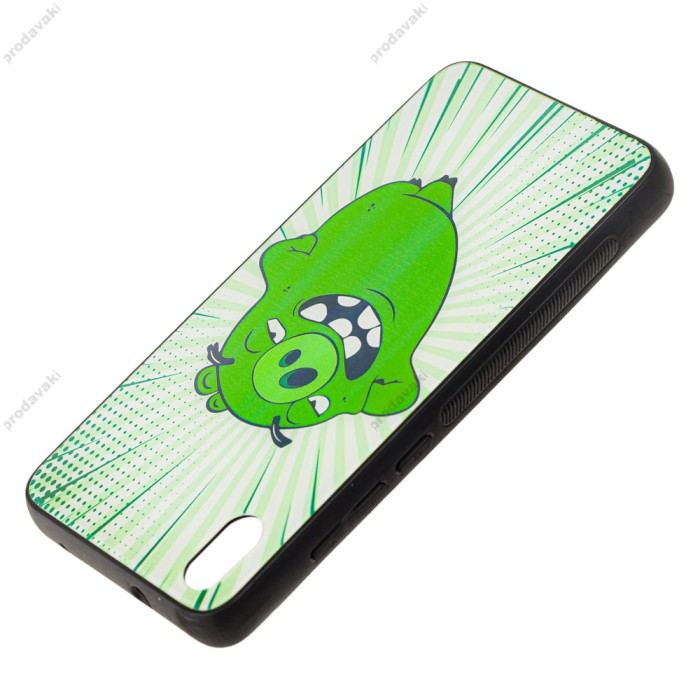 Чохол для Xiaomi Redmi 7A glass "Angry Birds" Leonardo
