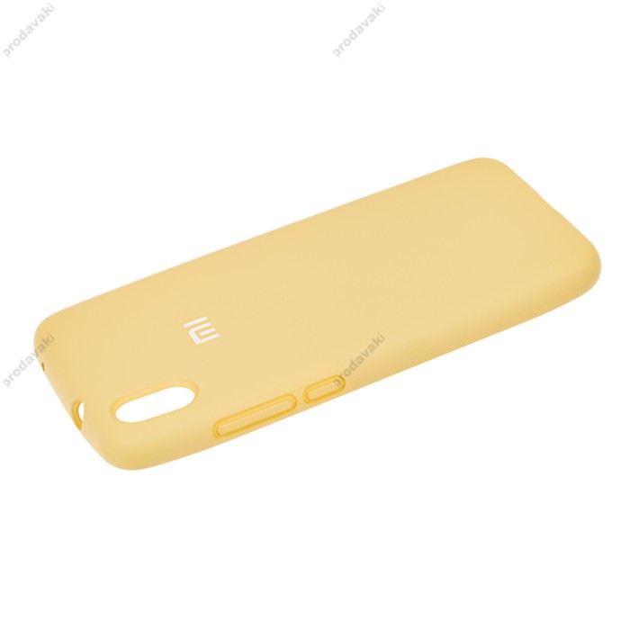 Чохол для Xiaomi Redmi 7A Silicone Full золотистий